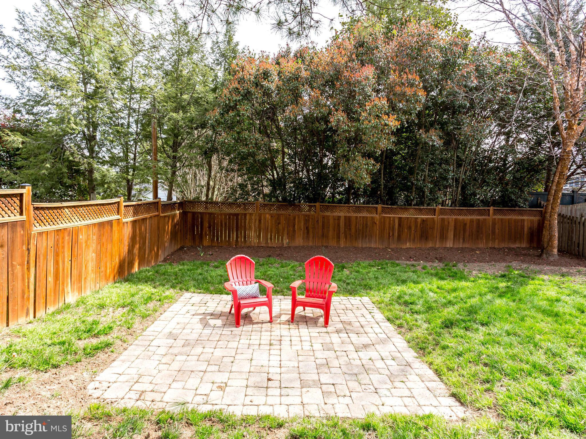 1107 Russell Road Alexandria, VA 22301 - Photo 27 of 29 a view of backyard with swimming pool and seating