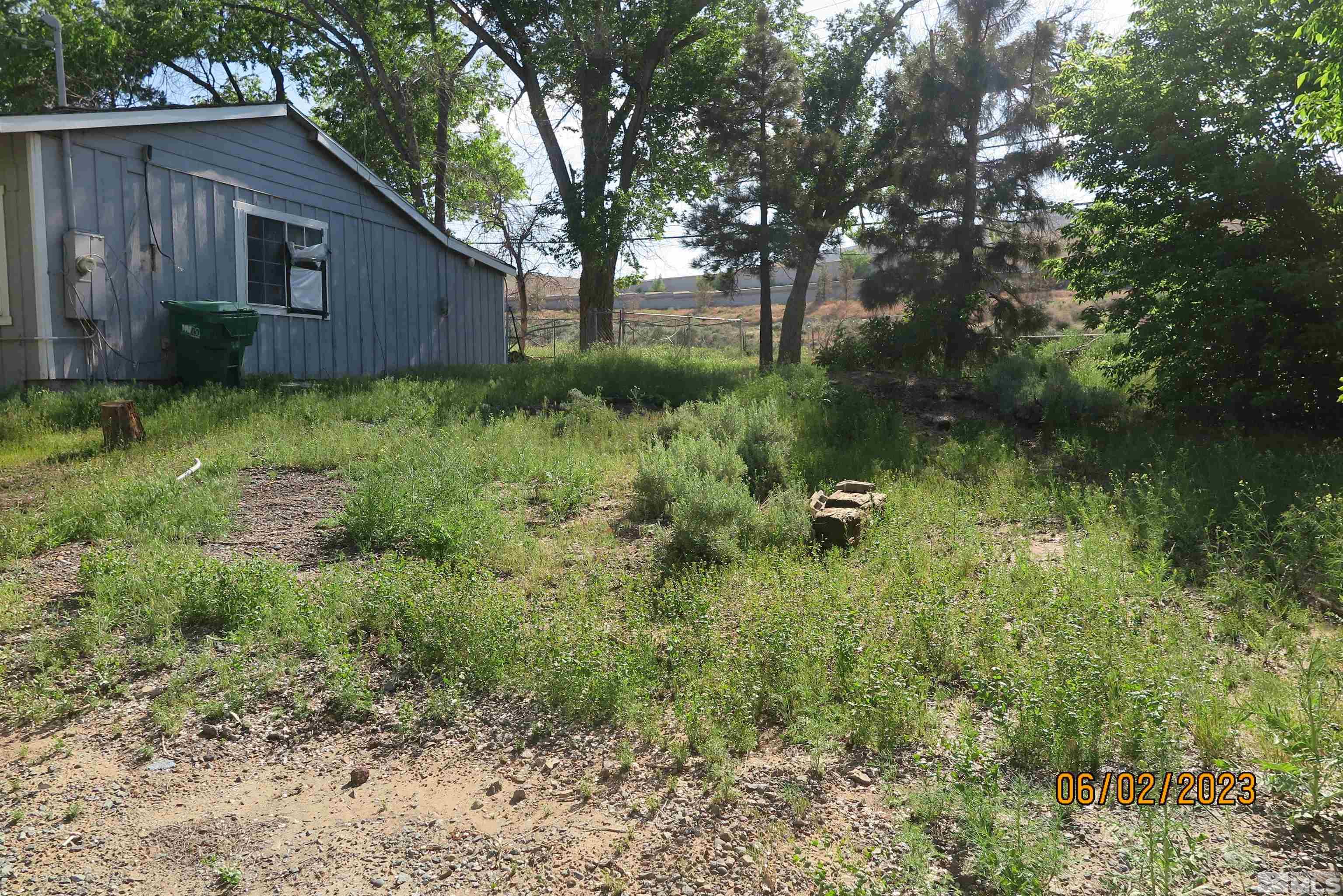 208 Rhodes Road Reno, NV 89521 - Photo 4 of 33 a backyard of a house with lots of green space