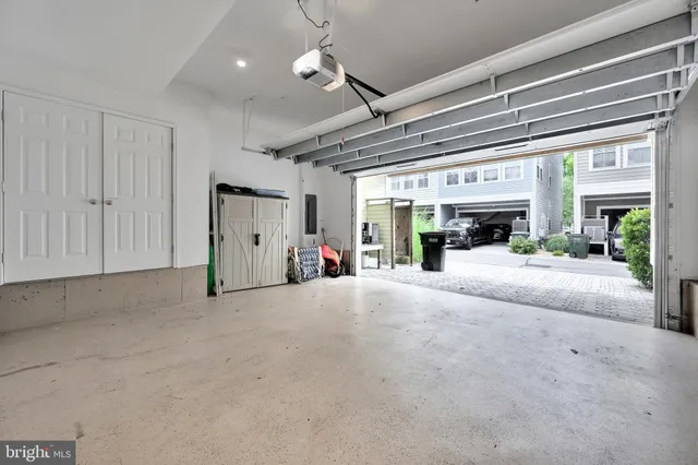 a view of a building with a street