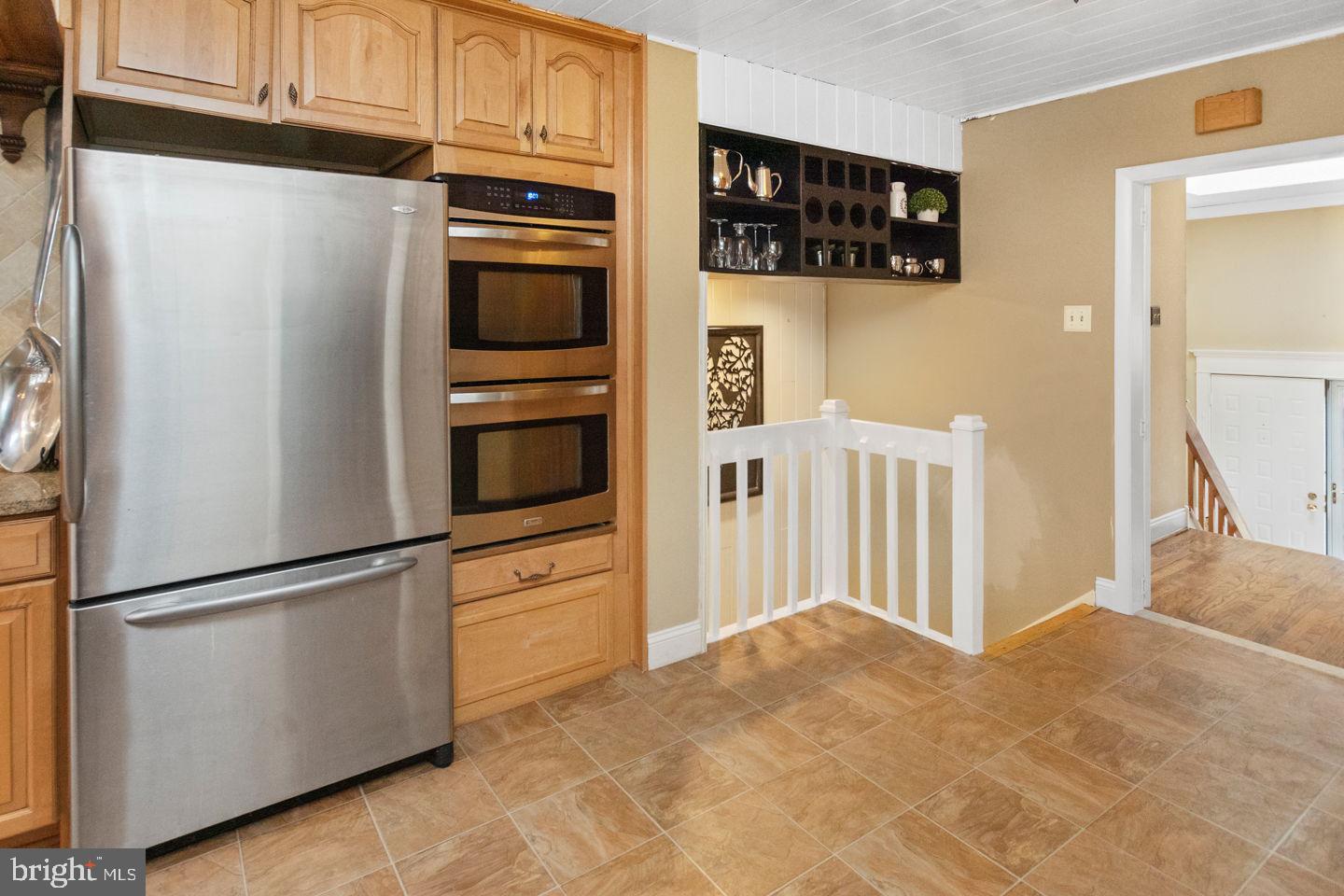 734 Parmentier Road Warminster, PA 18974 - Photo 12 of 52 Kitchen - stairs down to finished basement