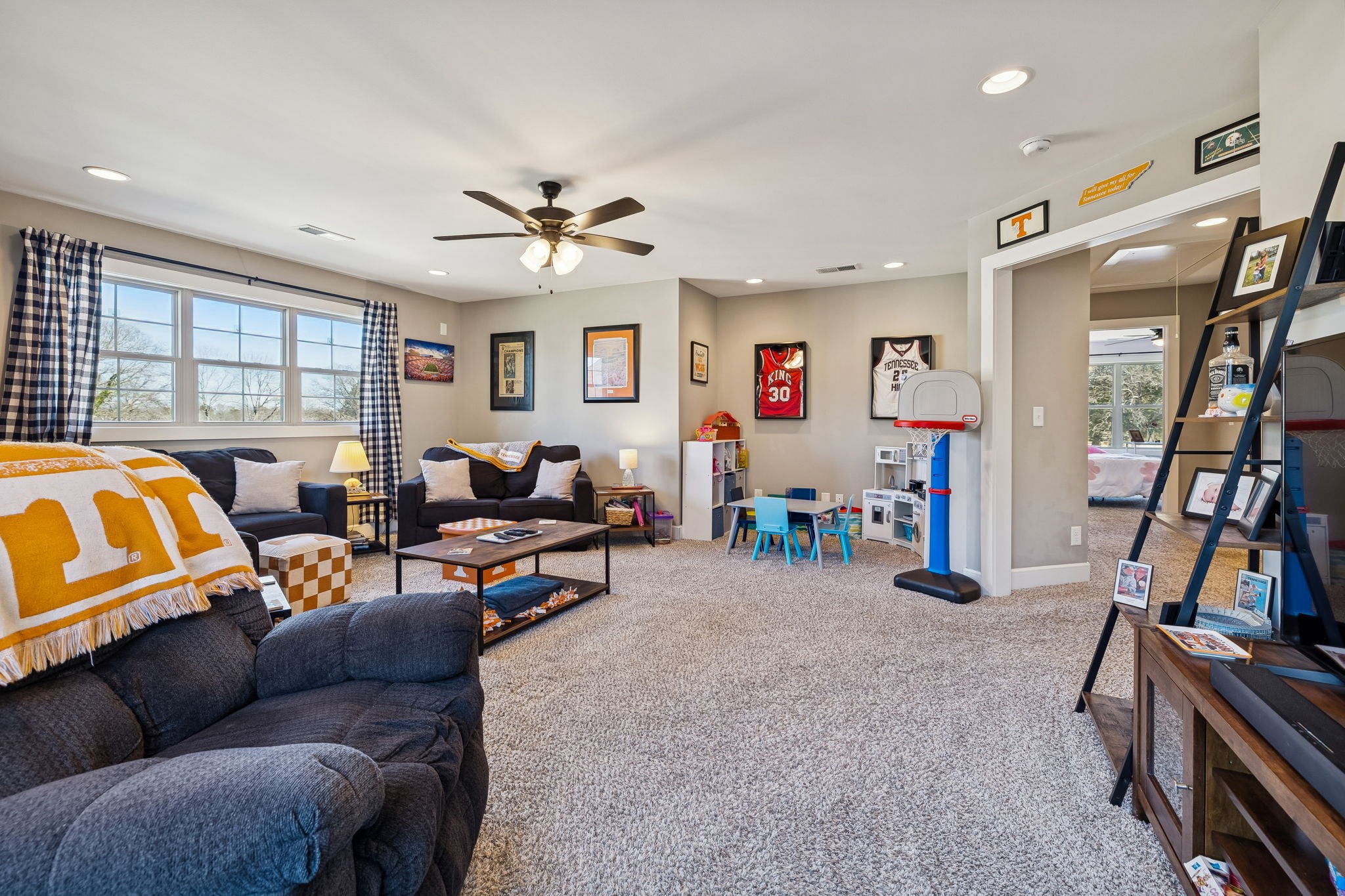 301 Timber Lane Lebanon, TN 37087 - Photo 39 of 74 a living room with furniture and a flat screen tv