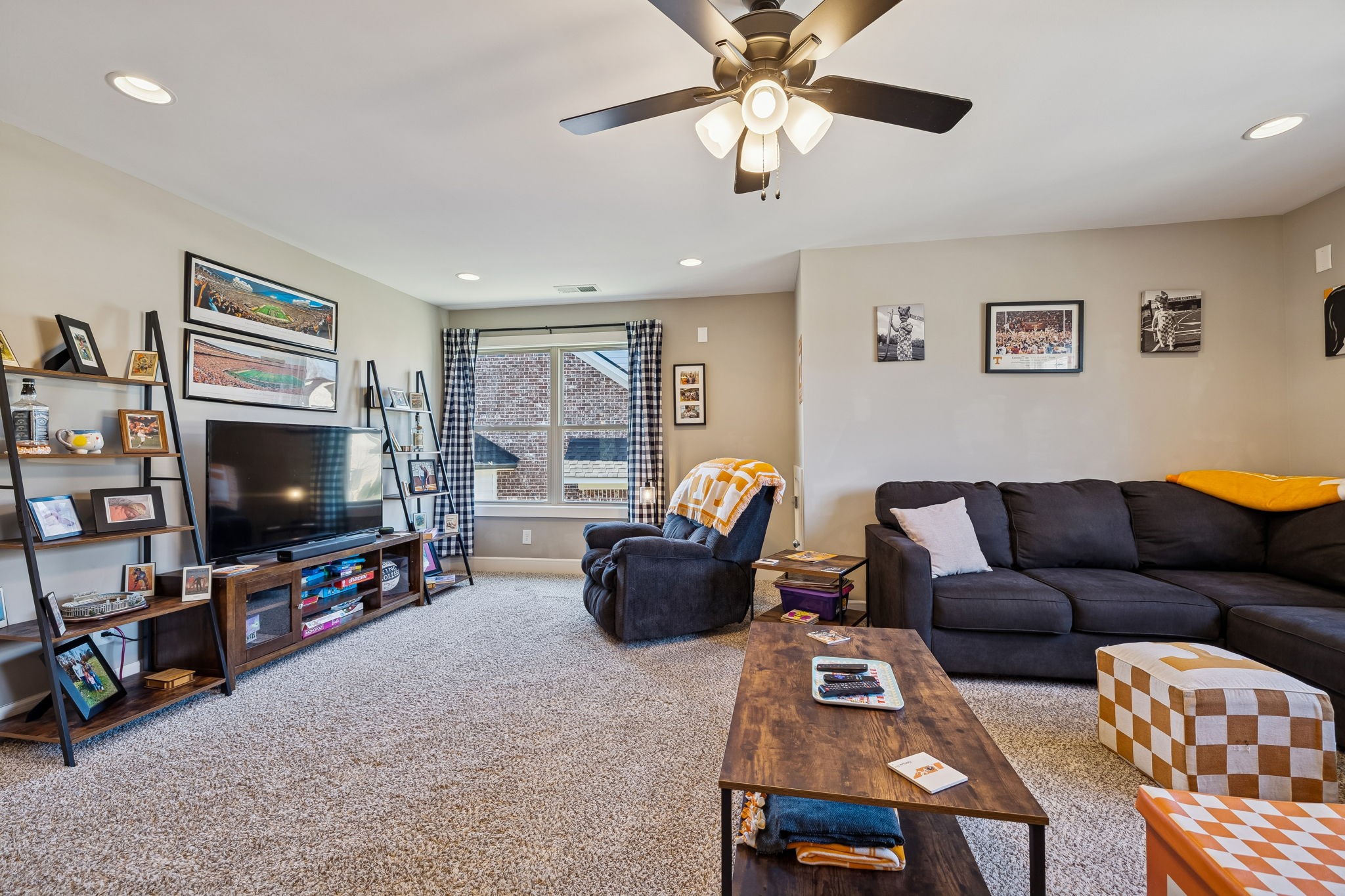 301 Timber Lane Lebanon, TN 37087 - Photo 40 of 74 a living room with furniture and a flat screen tv