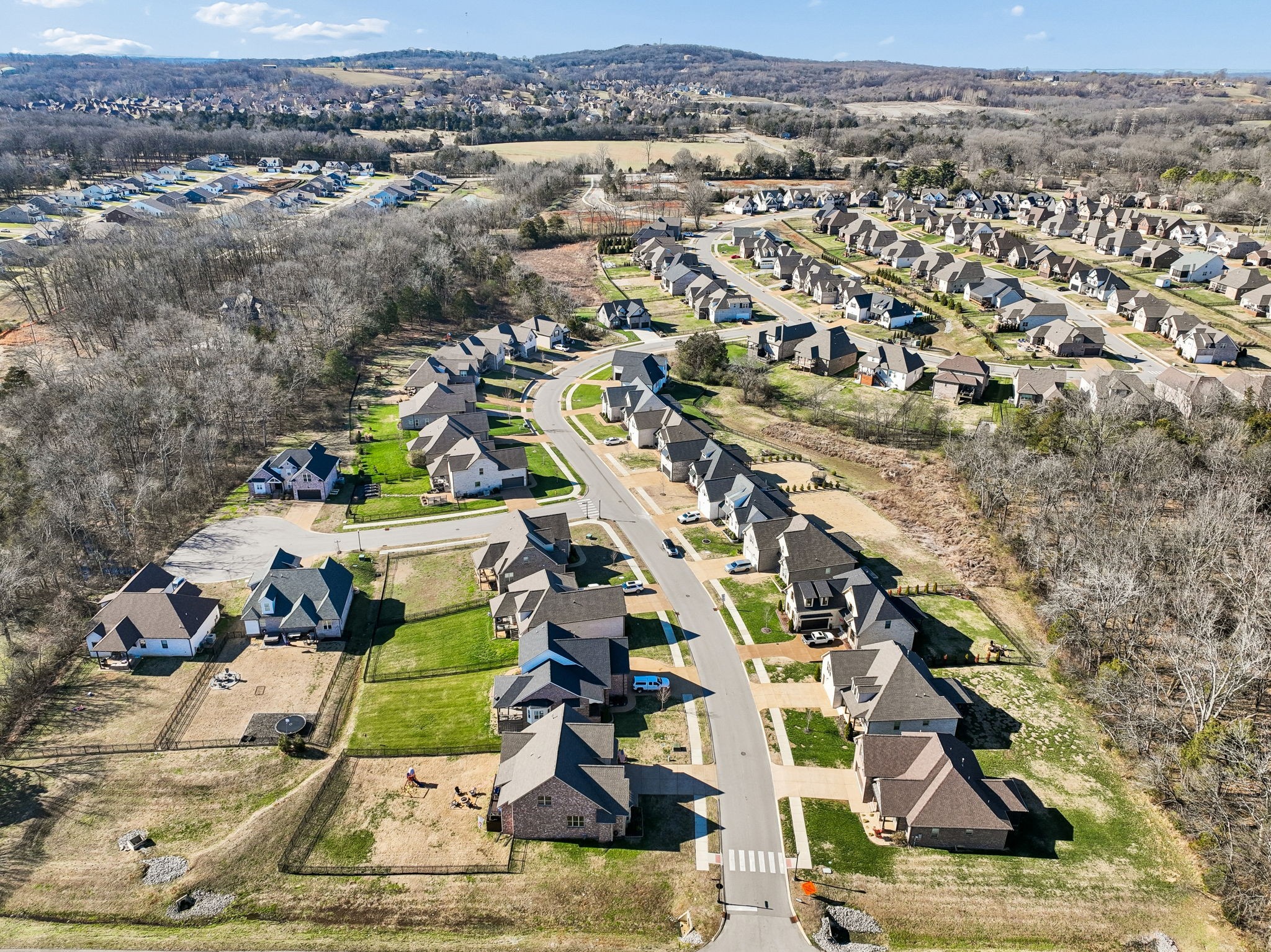 301 Timber Lane Lebanon, TN 37087 - Photo 64 of 74 an aerial view of residential houses with outdoor space