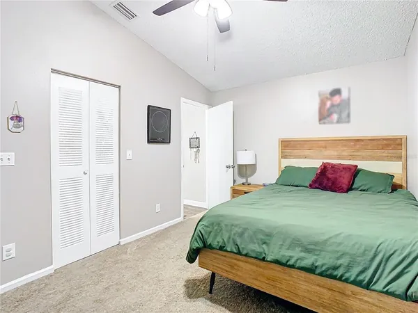 a outdoor living space with furniture