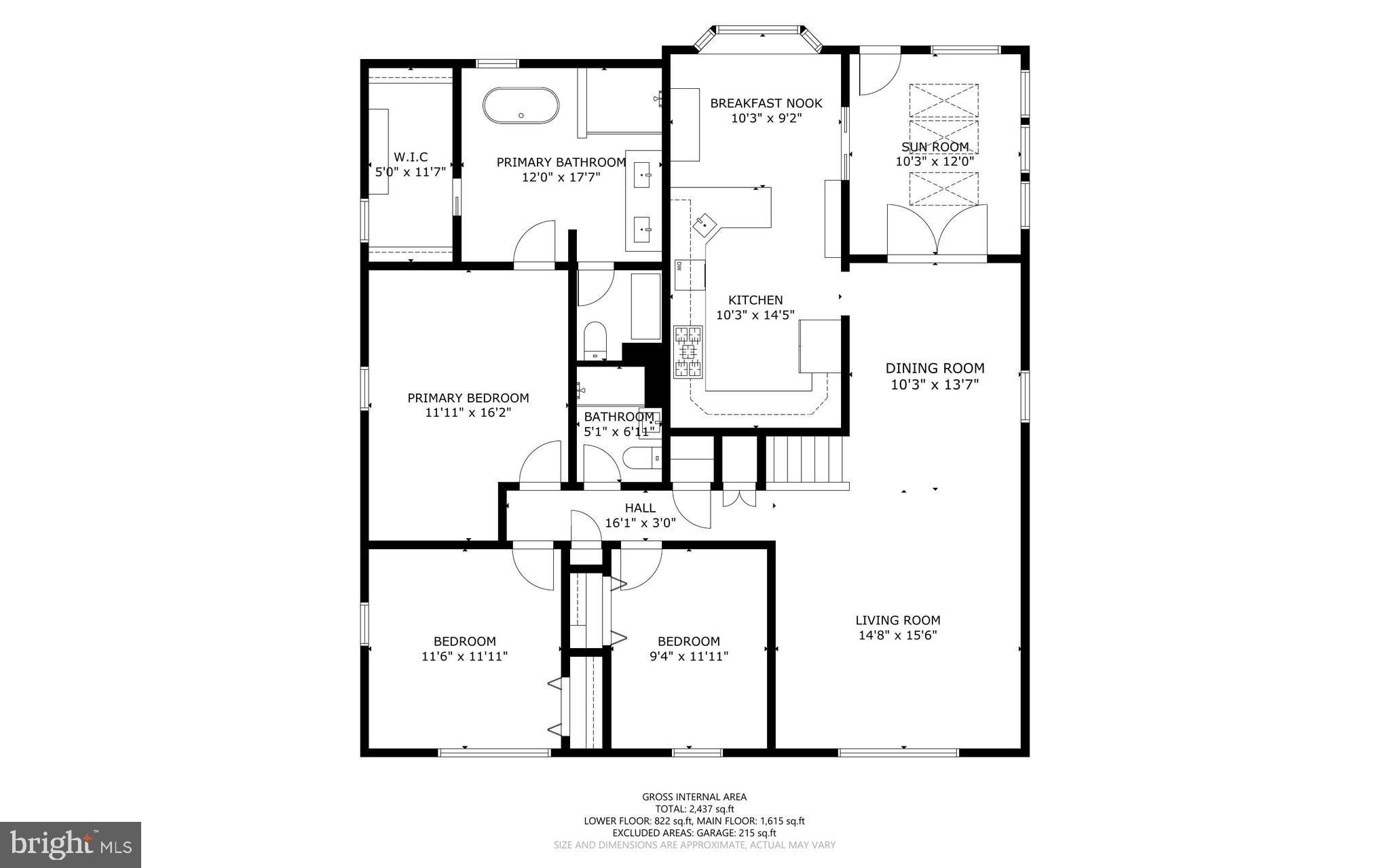822 Loxford Terrace Silver Spring, MD 20901 - Photo 60 of 61 Level 2 floor plan