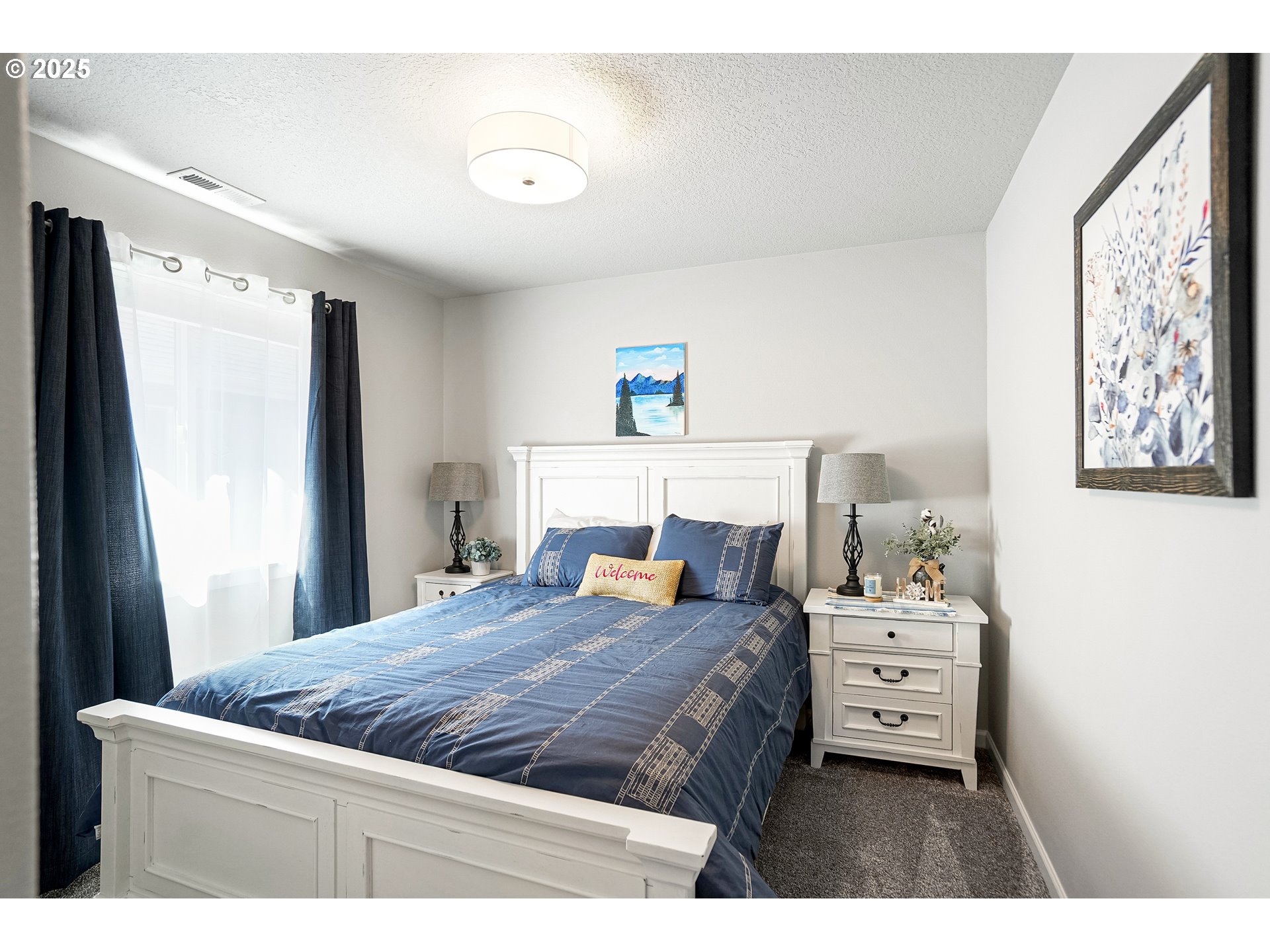 2054 Southeast Academy Street Dallas, OR 97338 - Photo 18 of 26 a bedroom with a bed and a window
