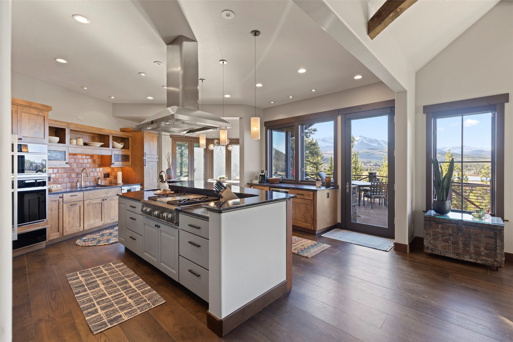 436 Gold Run Road Breckenridge, CO 80424 - Photo 13 of 50 Gas stovetop, undercabinet lighting, and new appliances throughout.