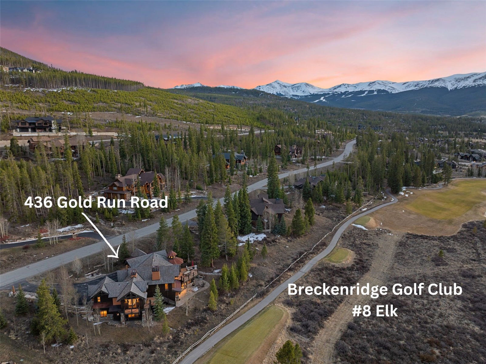 436 Gold Run Road Breckenridge, CO 80424 - Photo 2 of 50 Home is adjacent to #8 Elk tee box!