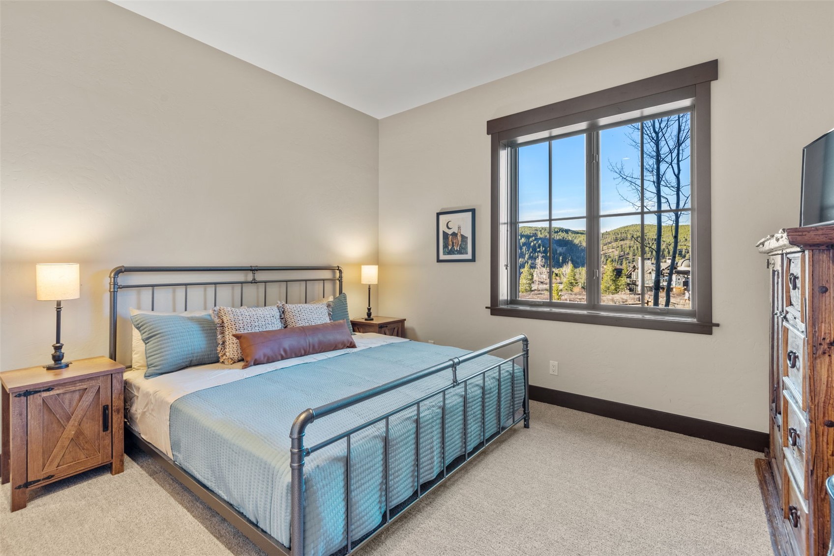 436 Gold Run Road Breckenridge, CO 80424 - Photo 42 of 50 Bedroom #3. King-sized bed for reference.