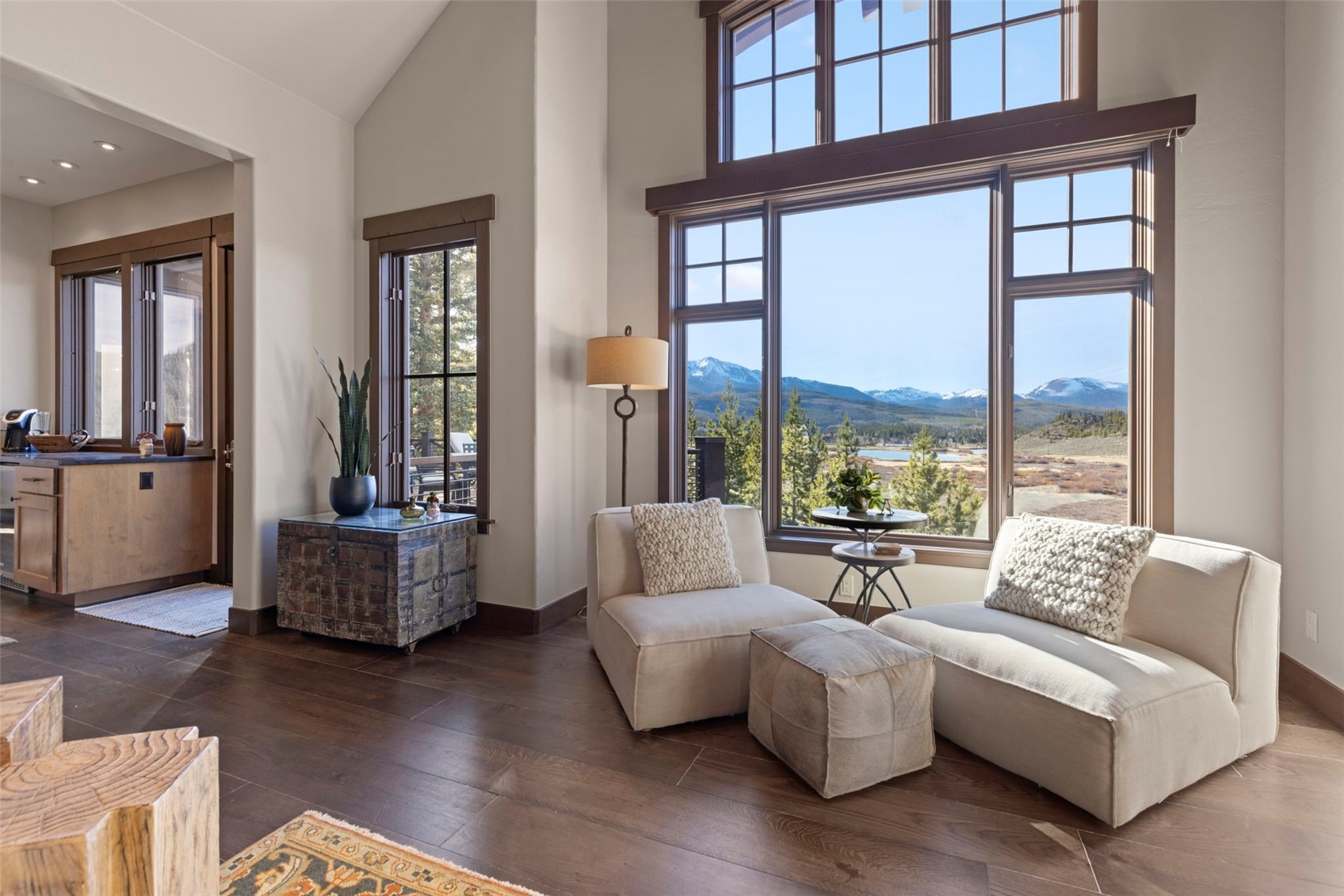 436 Gold Run Road Breckenridge, CO 80424 - Photo 9 of 50 Stunning views of the Breckenridge Golf Club, a nearby pond, and Peak 1-3 & Buffalo Mountain in the distance.