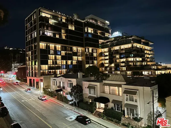 a view of a building with street view