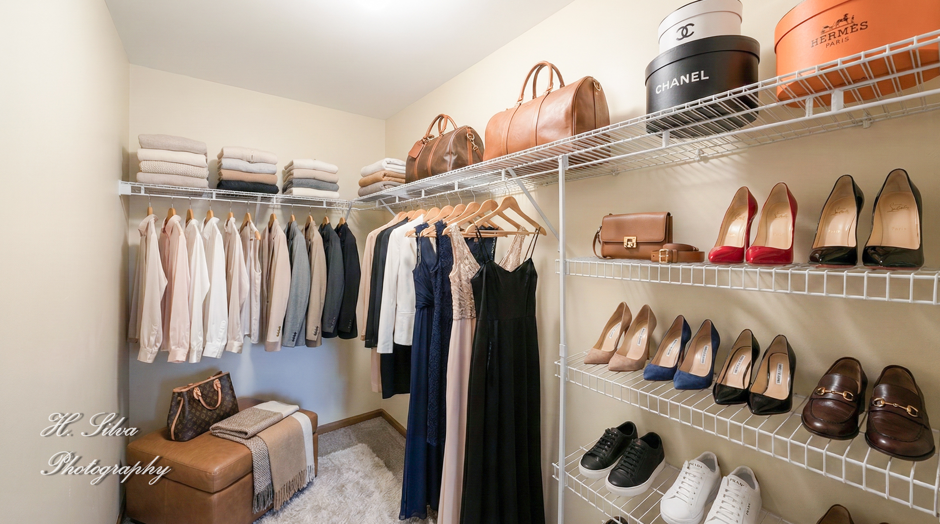 1431 Silverstone Drive, Unit 1431 Carpentersville, IL 60110 - Photo 7 of 18 a view of walk in closet with clothes and shoes
