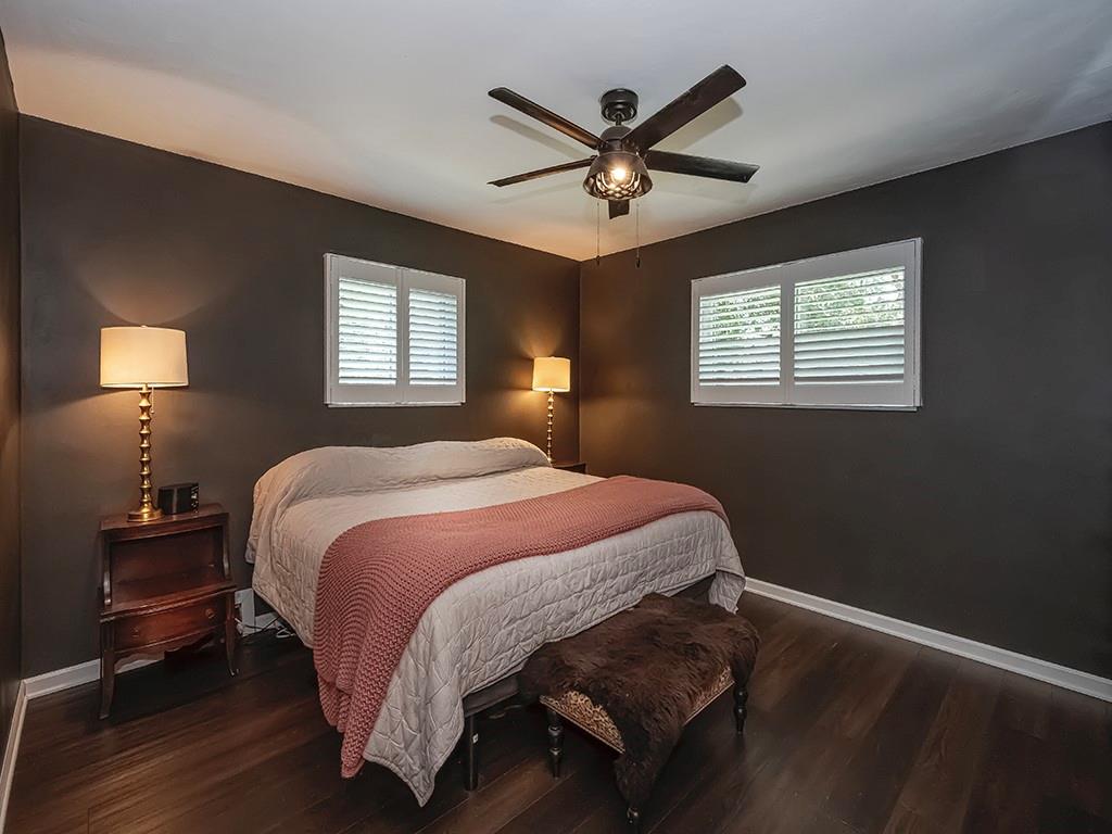 1024 Knollwood Road New Kensington, PA 15068 - Photo 19 of 23 a bedroom with a bed and a chandelier