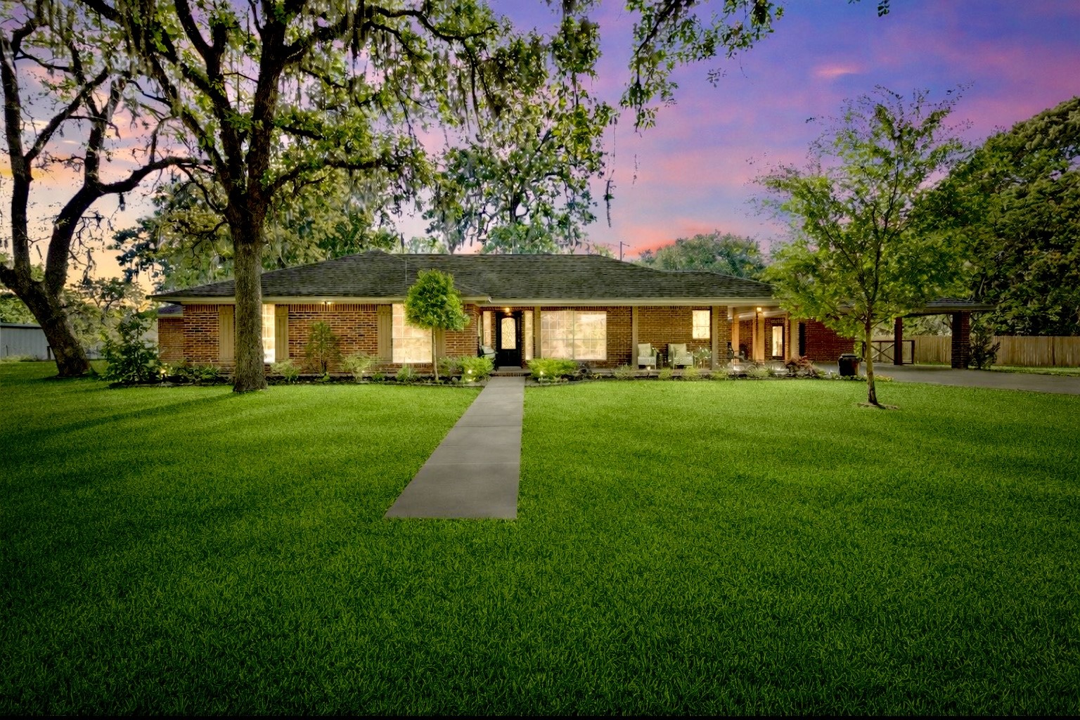 8555 Matthews Lane Magnolia, TX 77354 - Photo 2 of 37 a view of house with garden