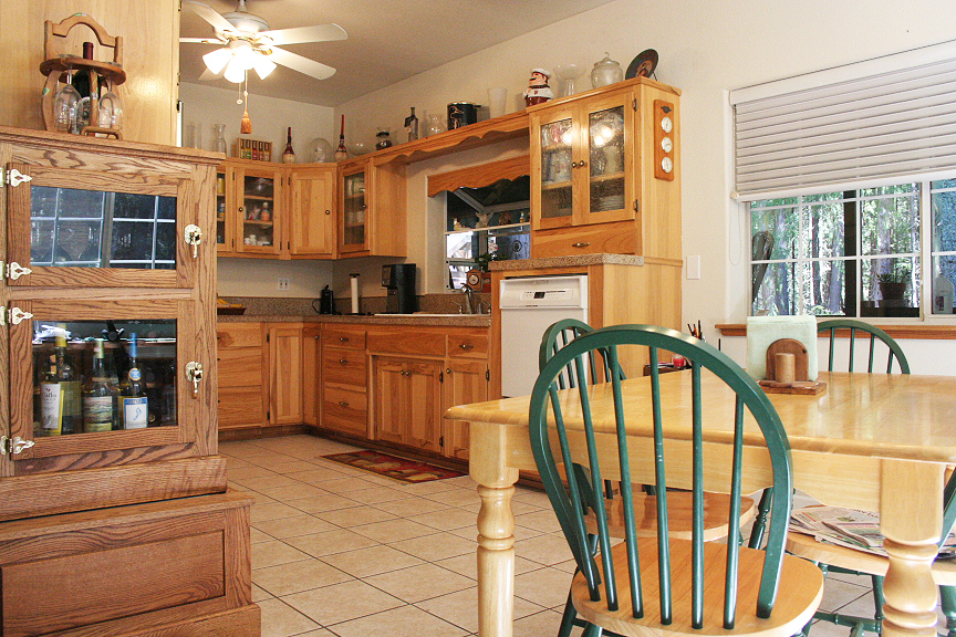 8657 McCumber Lk Road Shingletown, CA 96088 - Photo 13 of 46 Dining Room Kitchen View