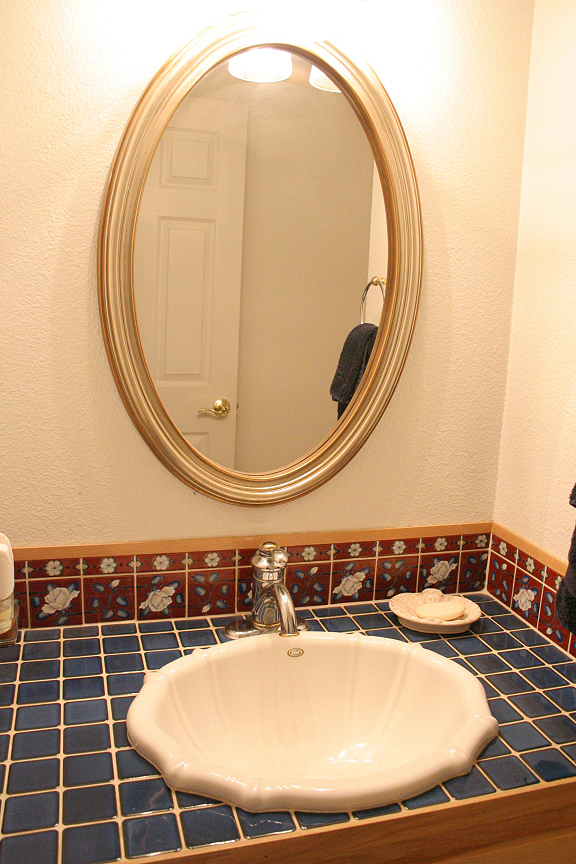 8657 McCumber Lk Road Shingletown, CA 96088 - Photo 24 of 46 1/2 Bathroom with lovely tile