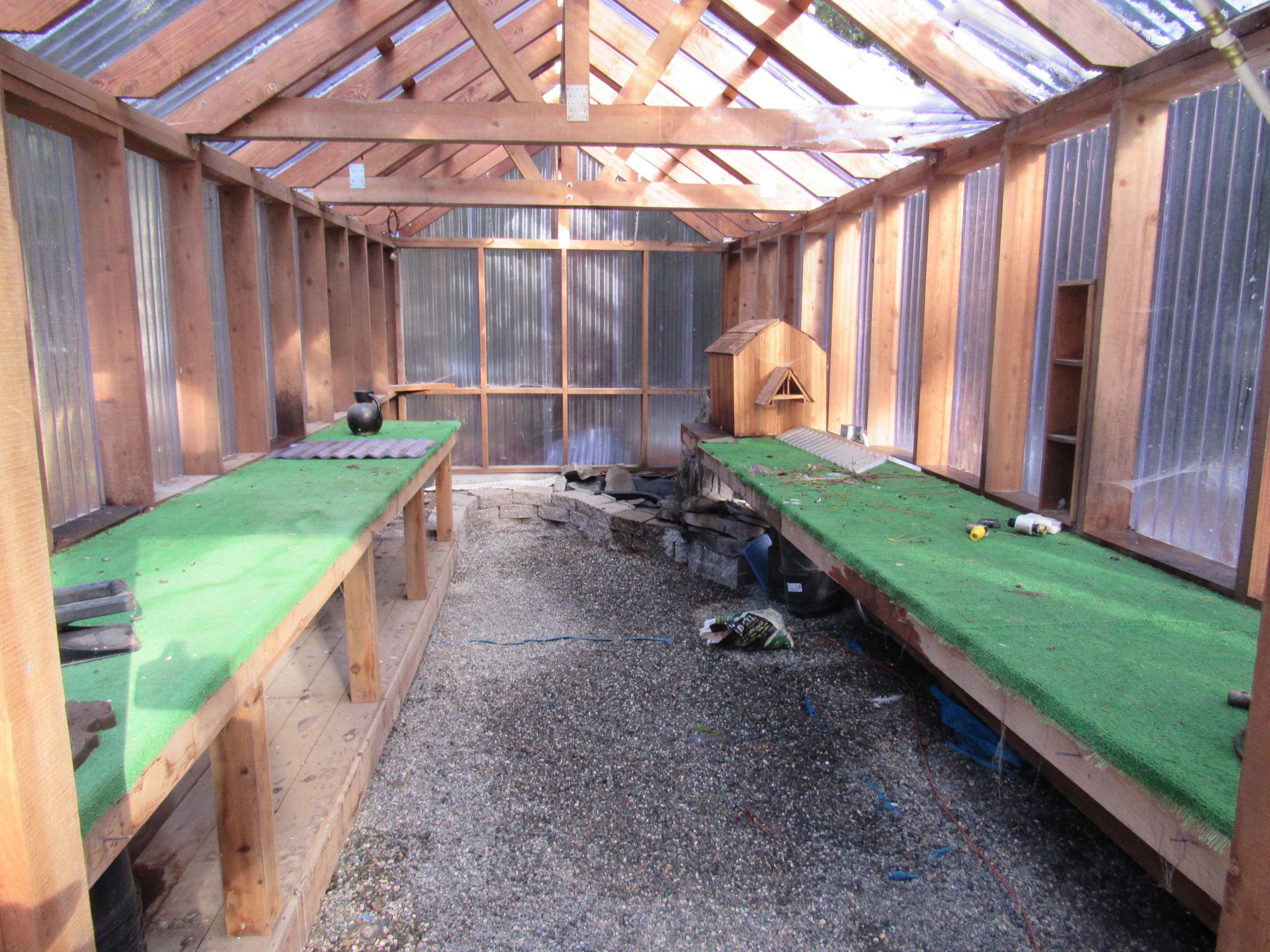 8657 McCumber Lk Road Shingletown, CA 96088 - Photo 31 of 46 GREENHOUSE INTERIOR
