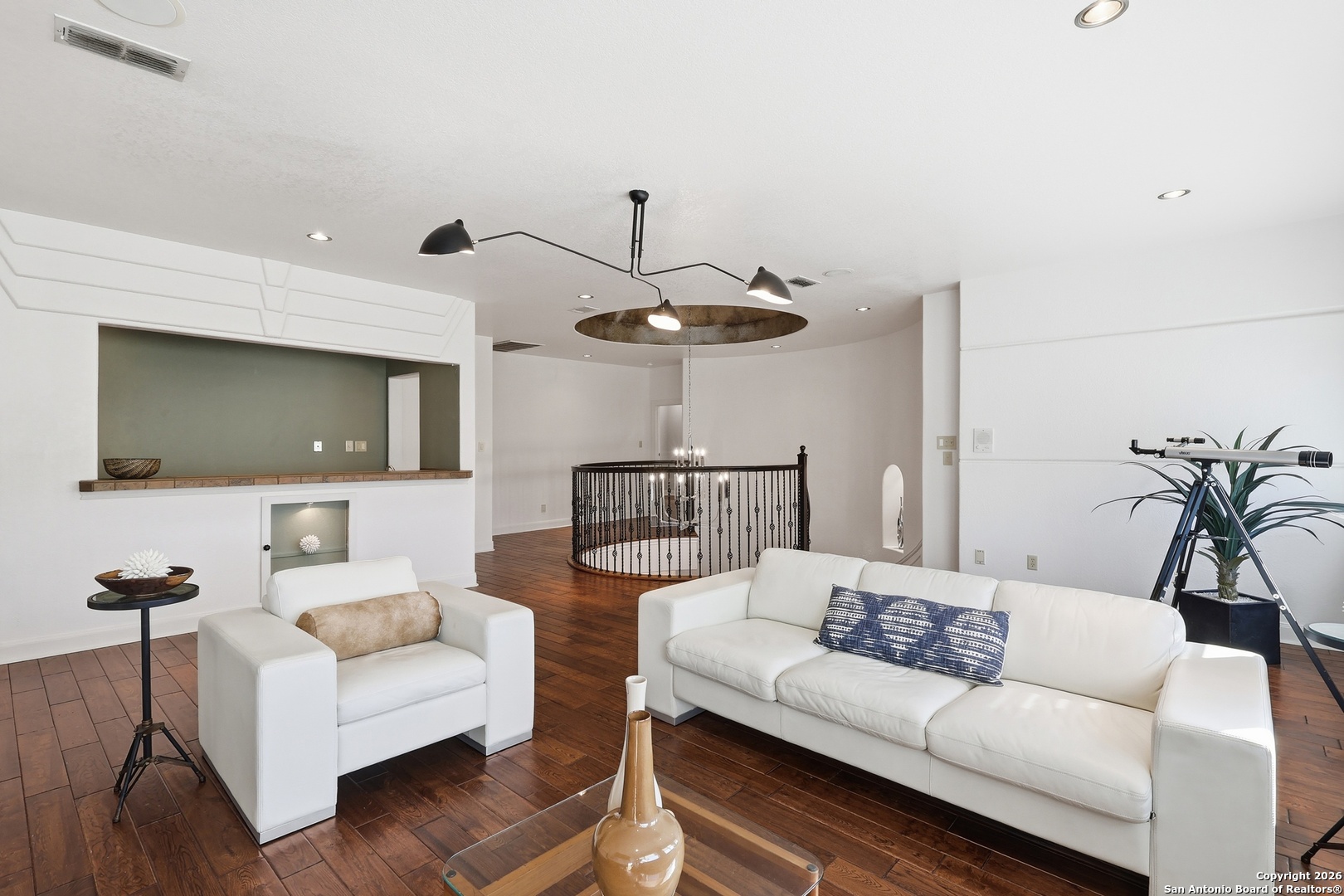 2435 Winding View San Antonio, TX 78260 - Photo 43 of 57 a living room with furniture and a flat screen tv