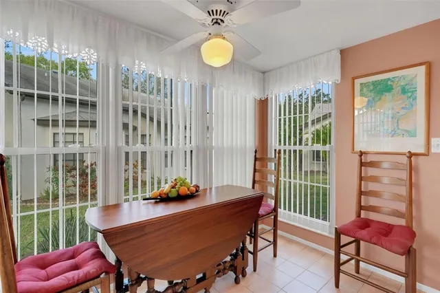 a view of a terrace with sitting area