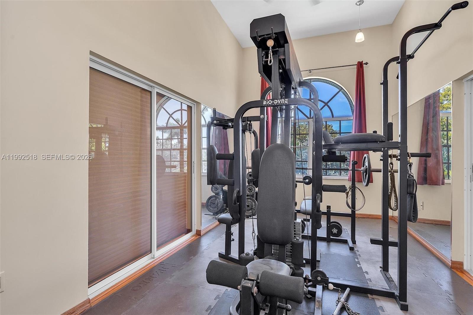 5309 Alton Road Miami Beach, FL 33140 - Photo 29 of 51 a view of a room with gym equipment