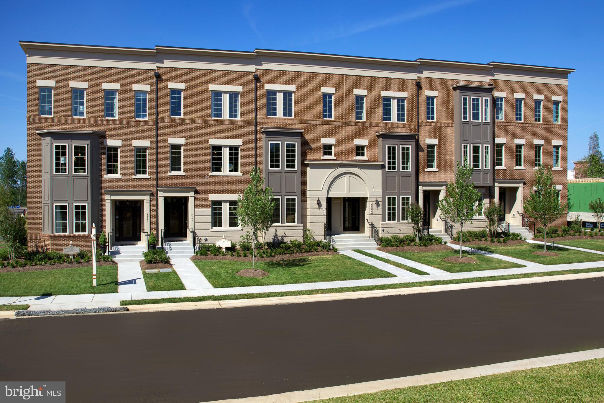 exterior front of the row