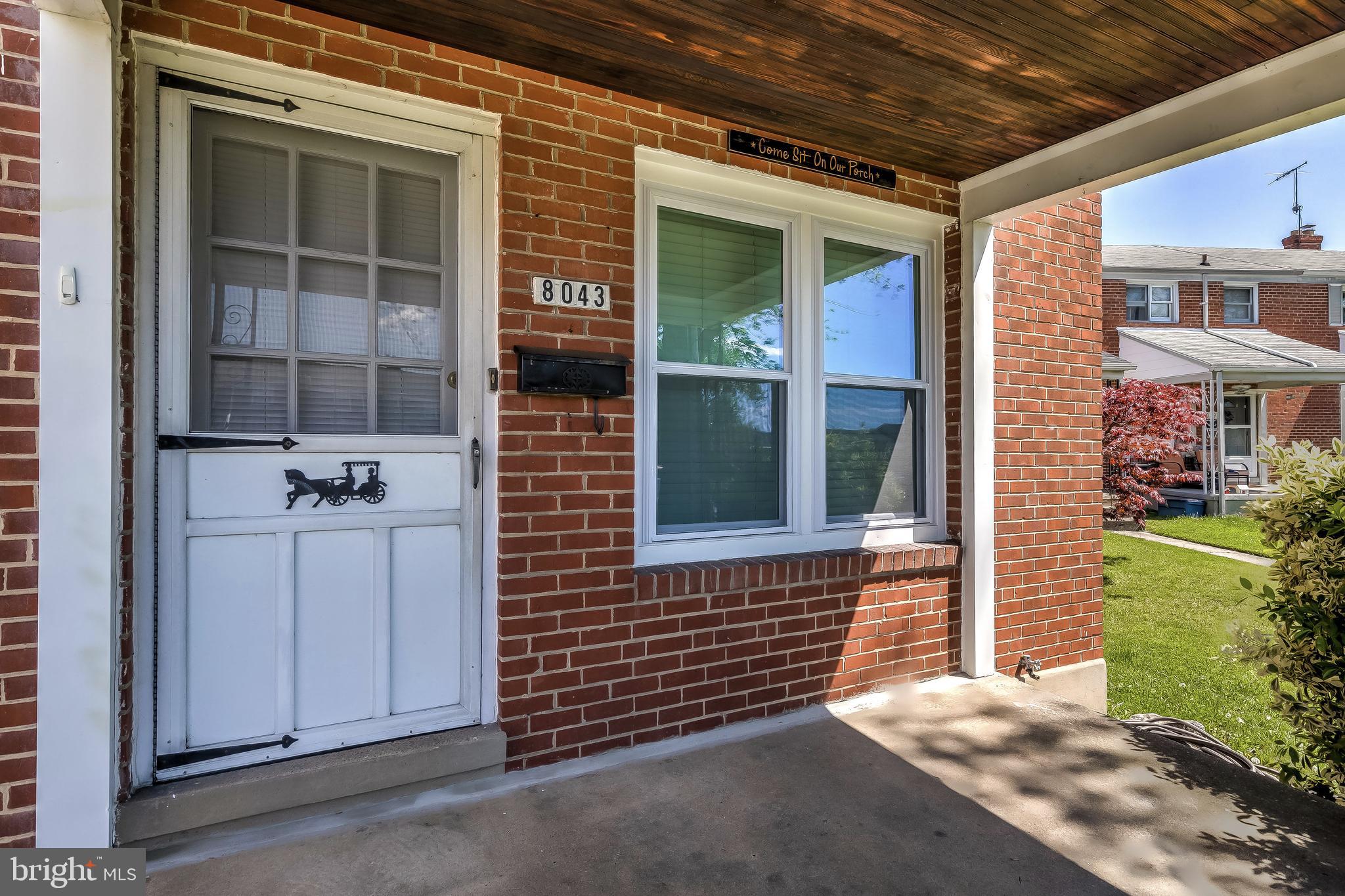 8043 Wallace Road Dundalk, MD 21222 - Photo 3 of 35 Covered Front Porch