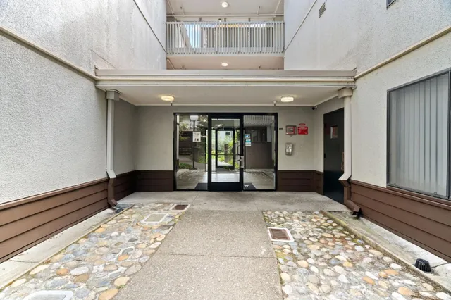 a view of an entryway of a house