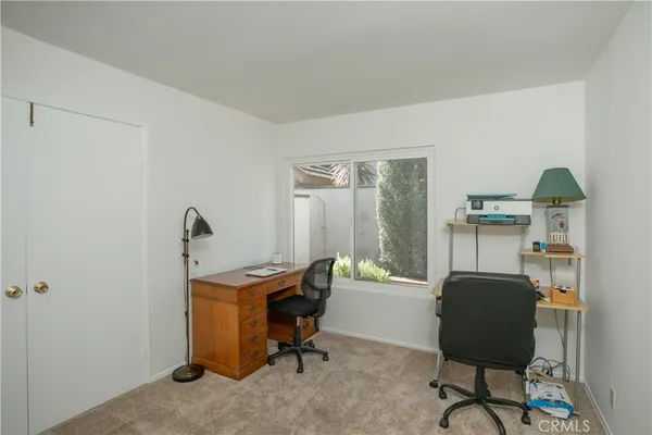 a view of a workspace with a window
