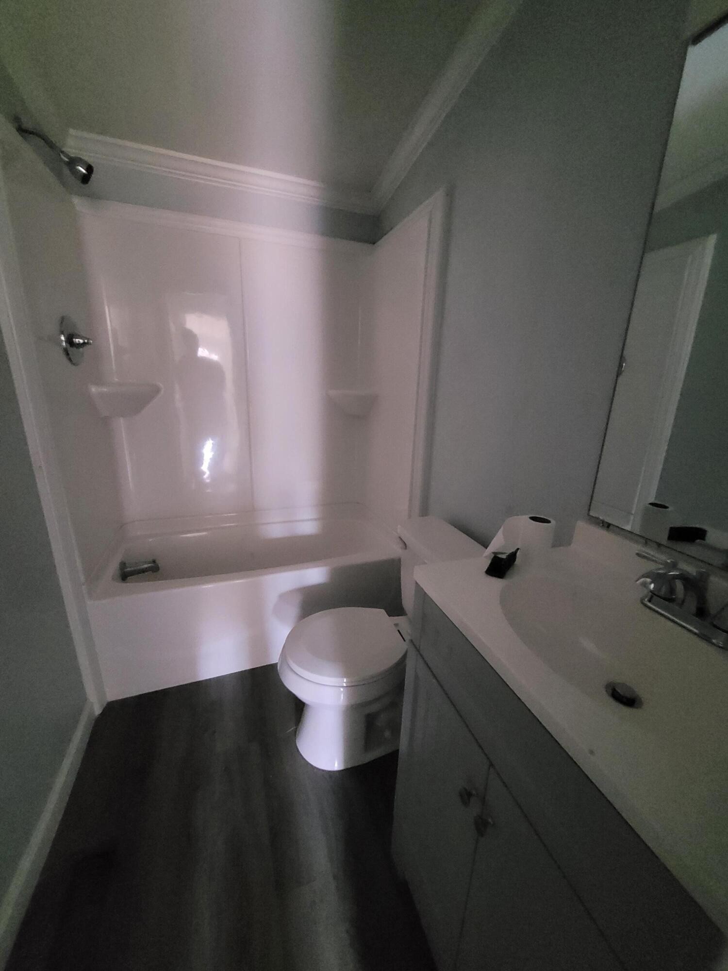 268 Ensley Road Southeast Cleveland, TN 37323 - Photo 11 of 18 a bathroom with a sink a toilet a mirror and vanity
