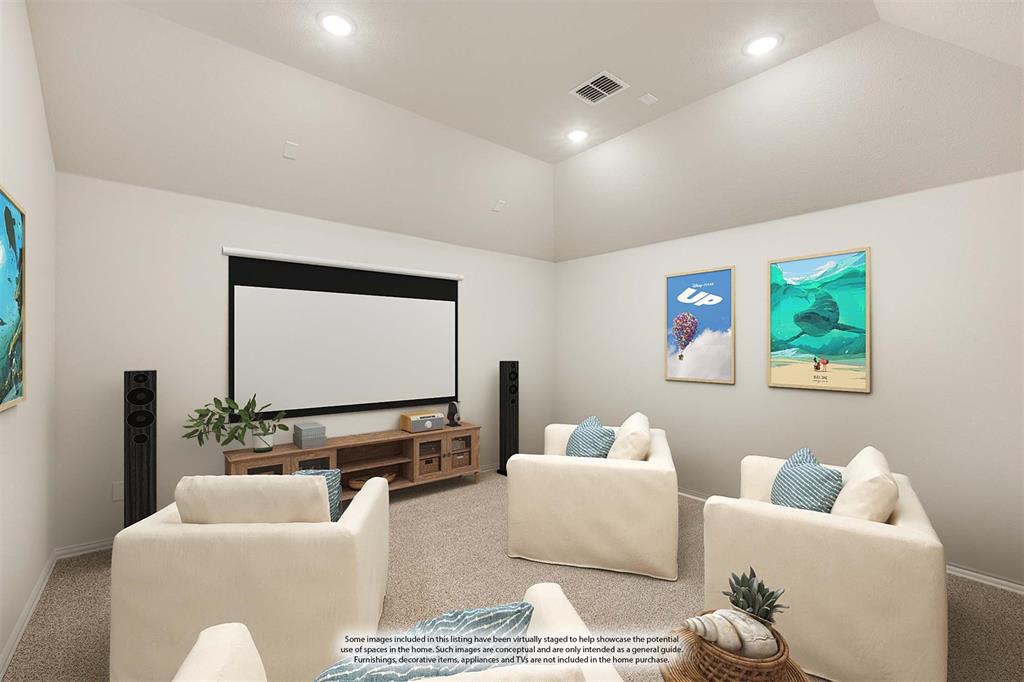 960 Imperial Eagle Road Alvarado, TX 76009 - Photo 33 of 40 a living room with furniture and a flat screen tv