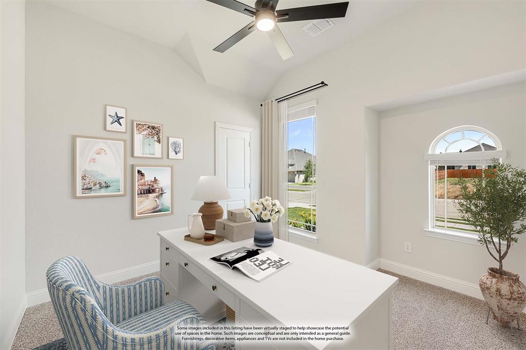 960 Imperial Eagle Road Alvarado, TX 76009 - Photo 6 of 40 a view of a dining room with furniture and a chandelier