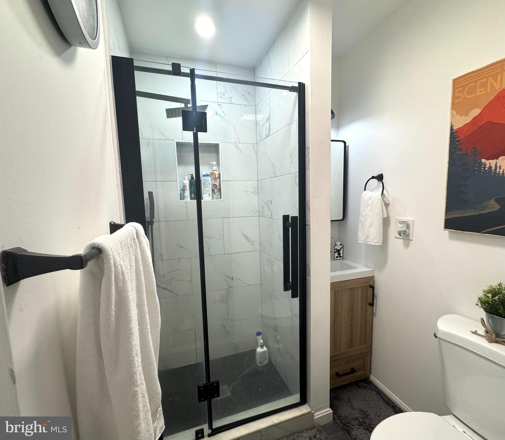 7397 New Cut Road Kingsville, MD 21087 - Photo 23 of 42 a bathroom with a shower and toilet