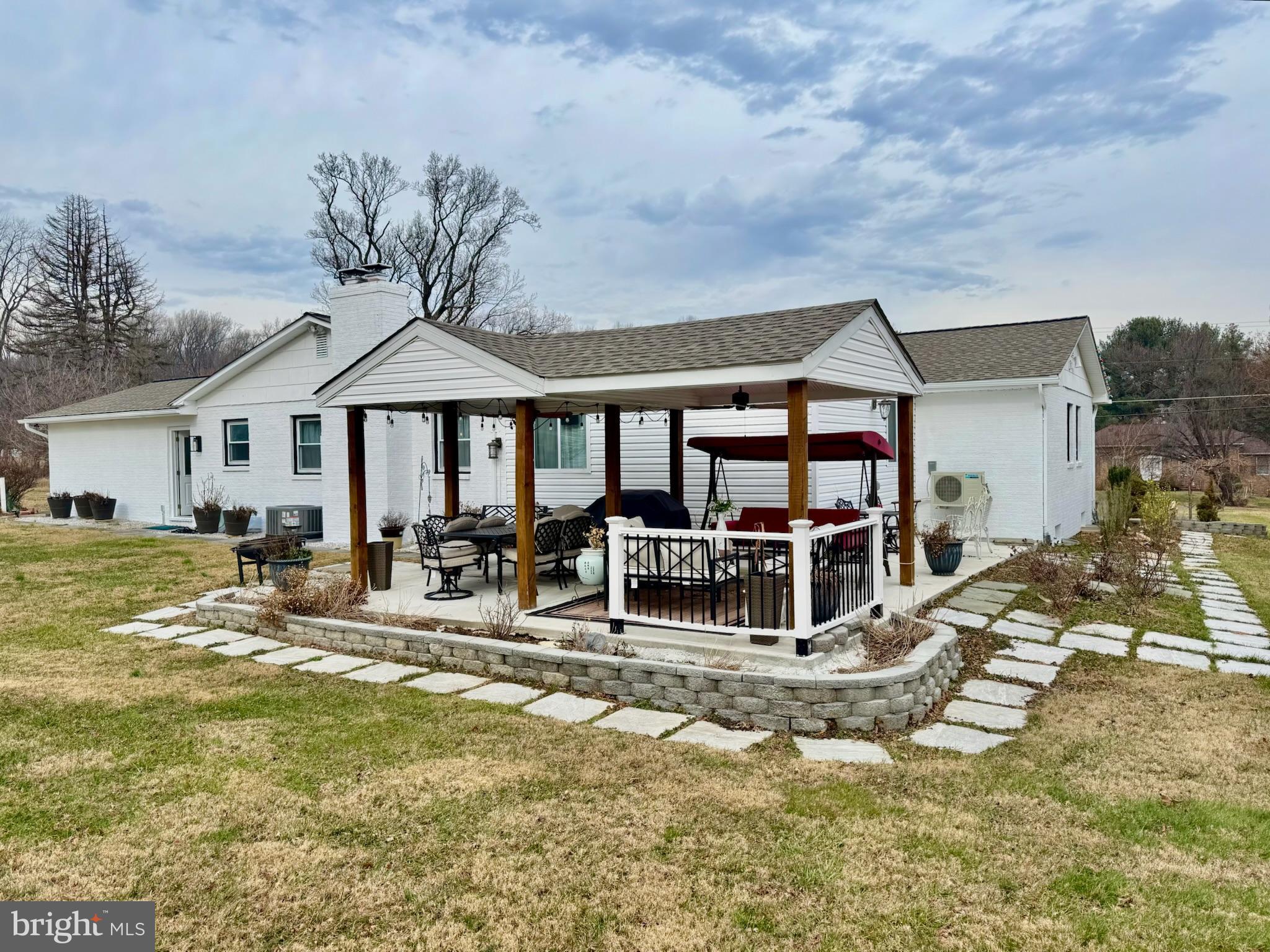 7397 New Cut Road Kingsville, MD 21087 - Photo 37 of 42 a view of a house with swimming pool and sitting area