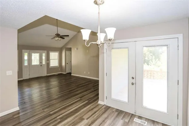 a view interior of the house and wooden floor