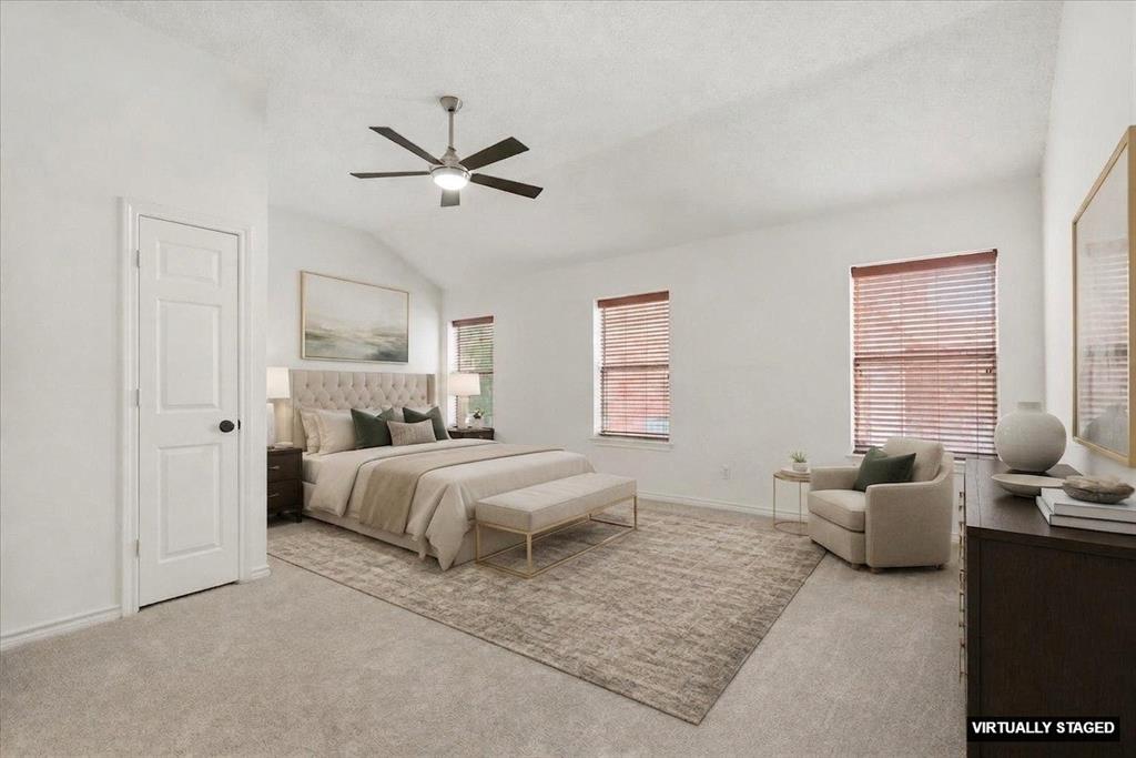 11313 Canoe Road Frisco, TX 75035 - Photo 24 of 40 Primary Bedroom with new carpet - virtually staged