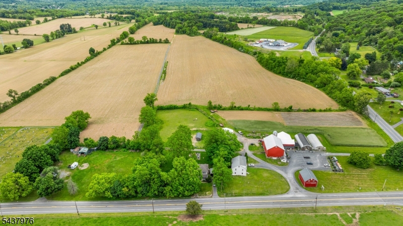 886 Brass Castle Road Belvidere, NJ 07823 - Photo 41 of 44 an aerial view of a house with a yard and lake view