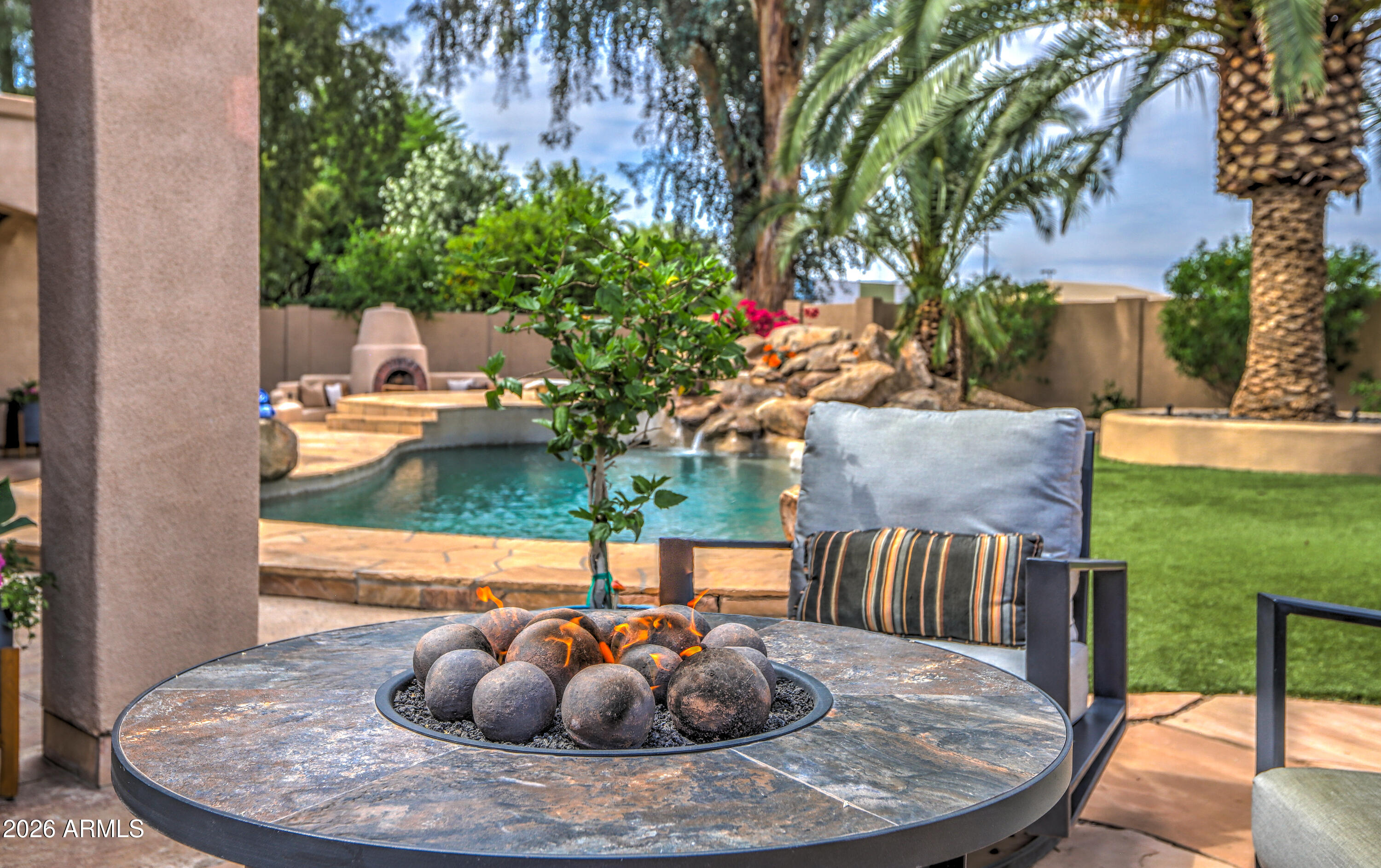 7414 East Corrine Road Scottsdale, AZ 85260 - Photo 15 of 67 a view of outdoor dining space yard and patio
