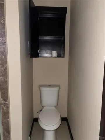 a view of a room that has a large window