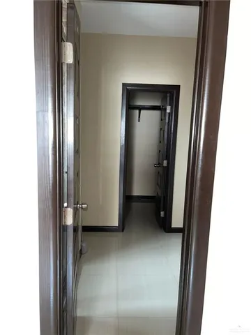 a view of front door