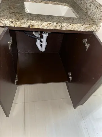 a close view of closet