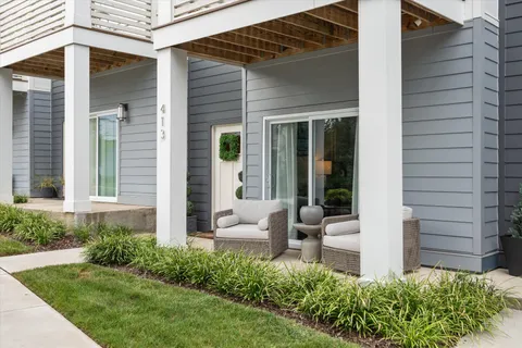 a view of a house with patio