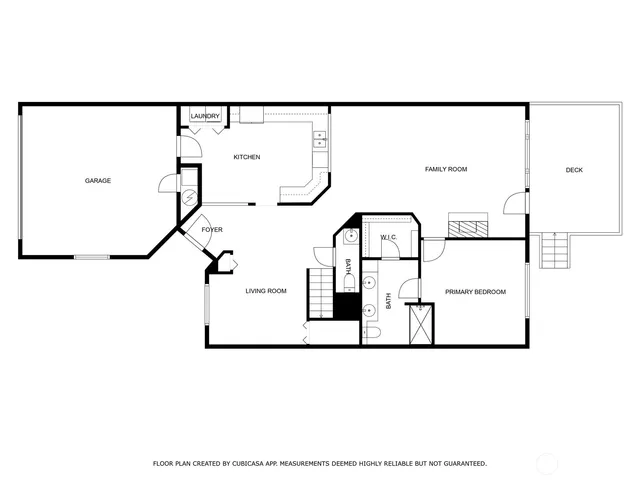 a picture of a bench in front of door