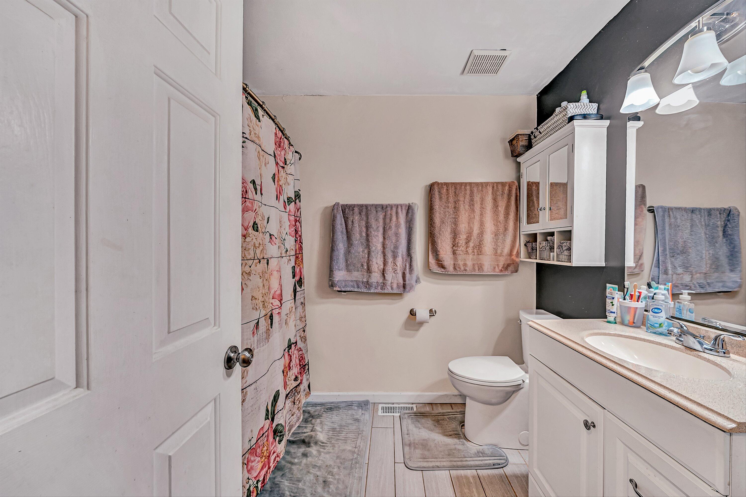 769 Lakeshore Terrace Road Hardy, VA 24101 - Photo 14 of 38 a bathroom with a sink toilet and shower