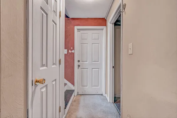 a view of front door