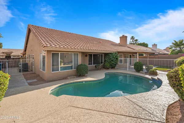 a view of outdoor space yard swimming pool and patio