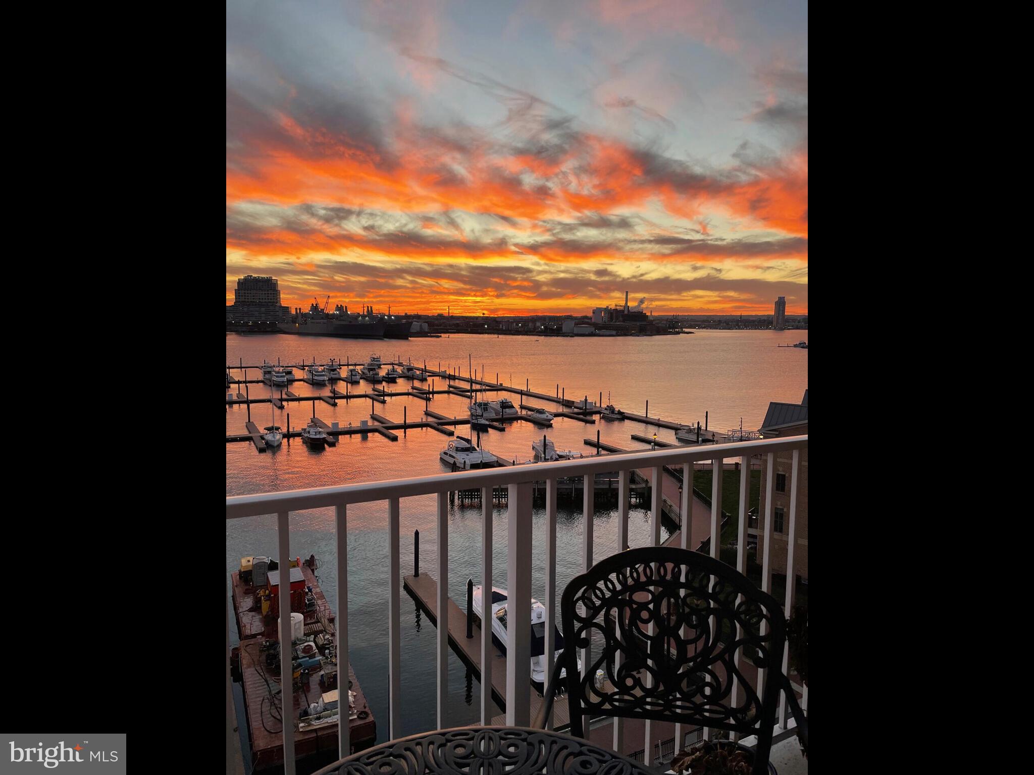 2702 Lighthouse Point East, Unit 638 Baltimore, MD 21224 - Photo 53 of 72 Sunset views
