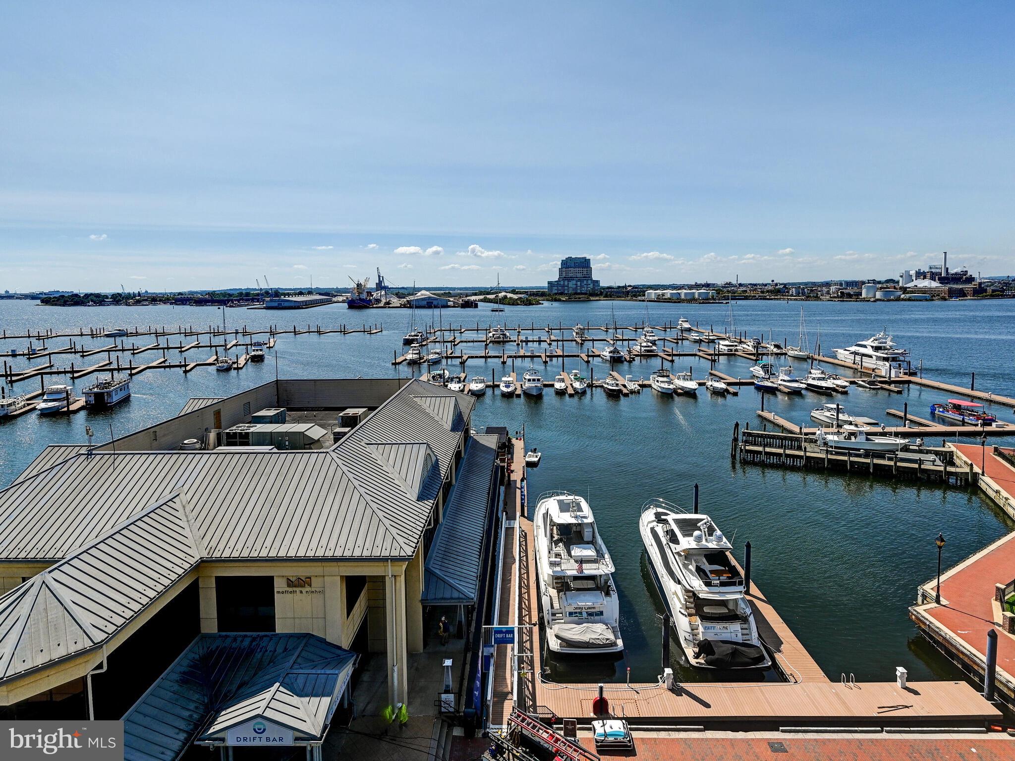 2702 Lighthouse Point East, Unit 638 Baltimore, MD 21224 - Photo 56 of 72 a view of a balcony with city view