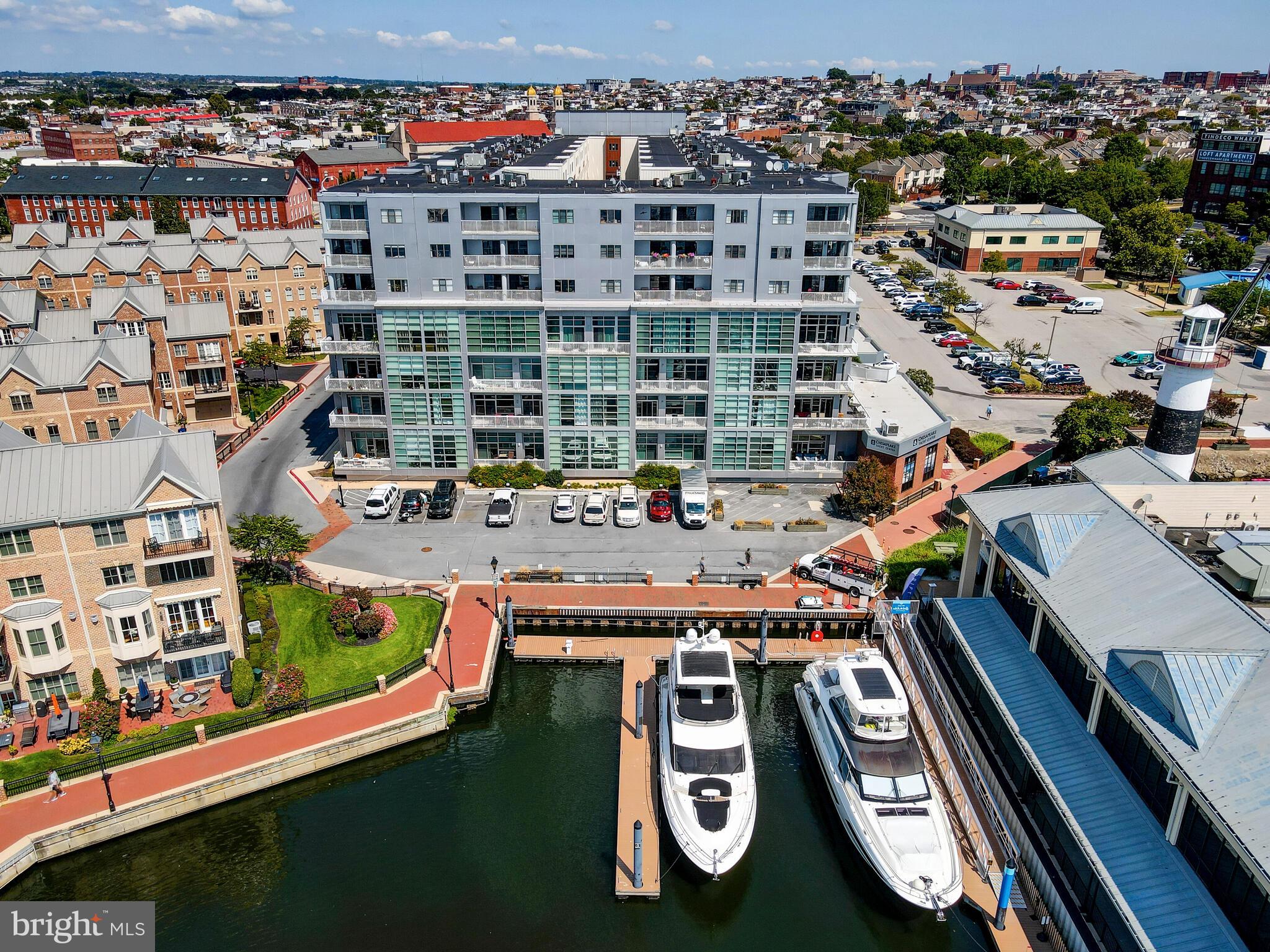 2702 Lighthouse Point East, Unit 638 Baltimore, MD 21224 - Photo 67 of 72 a picture of a city view from a balcony