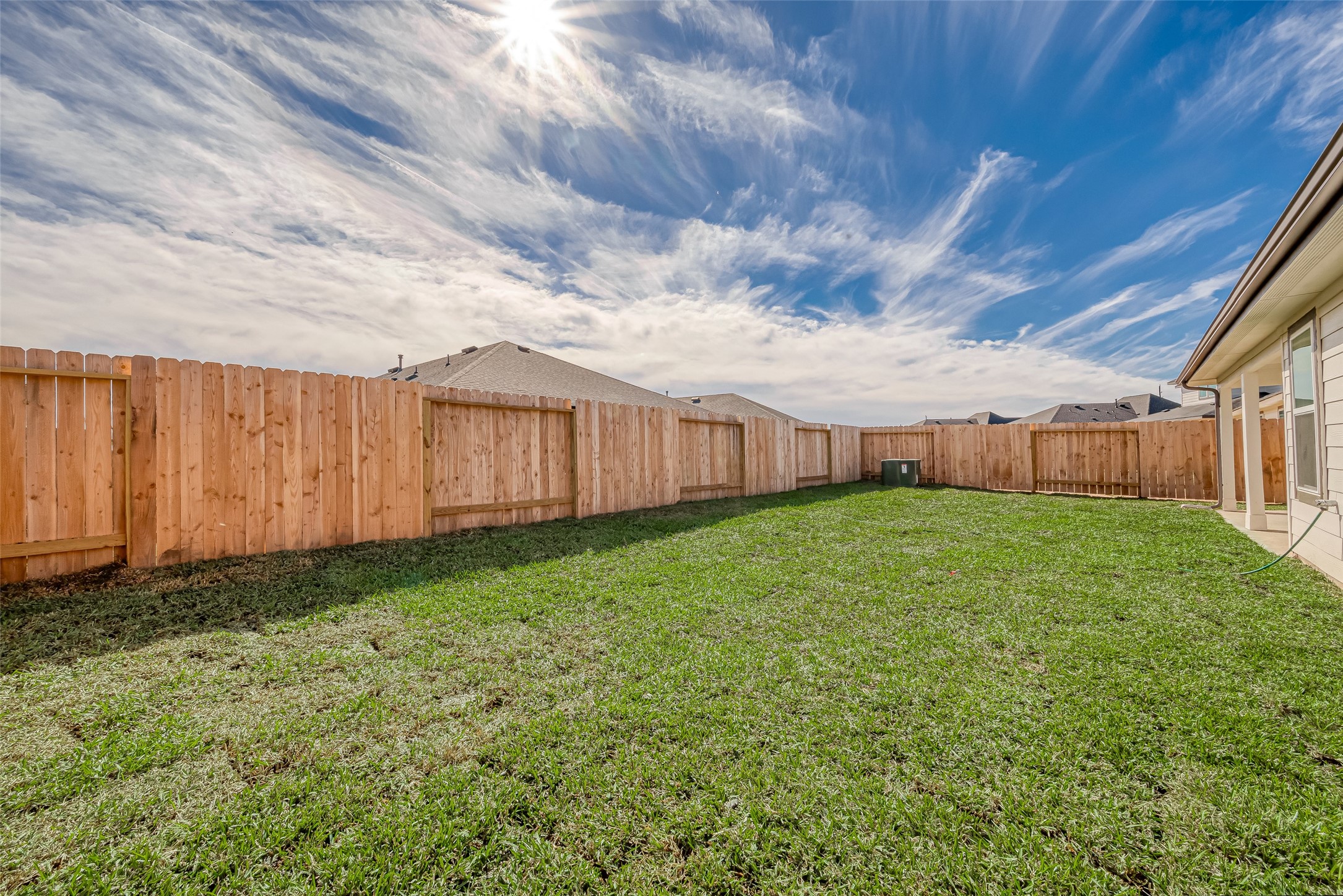 2731 Willow Gulch Way Rosenberg, TX 77469 - Photo 50 of 50 a view of a backyard with wooden fence