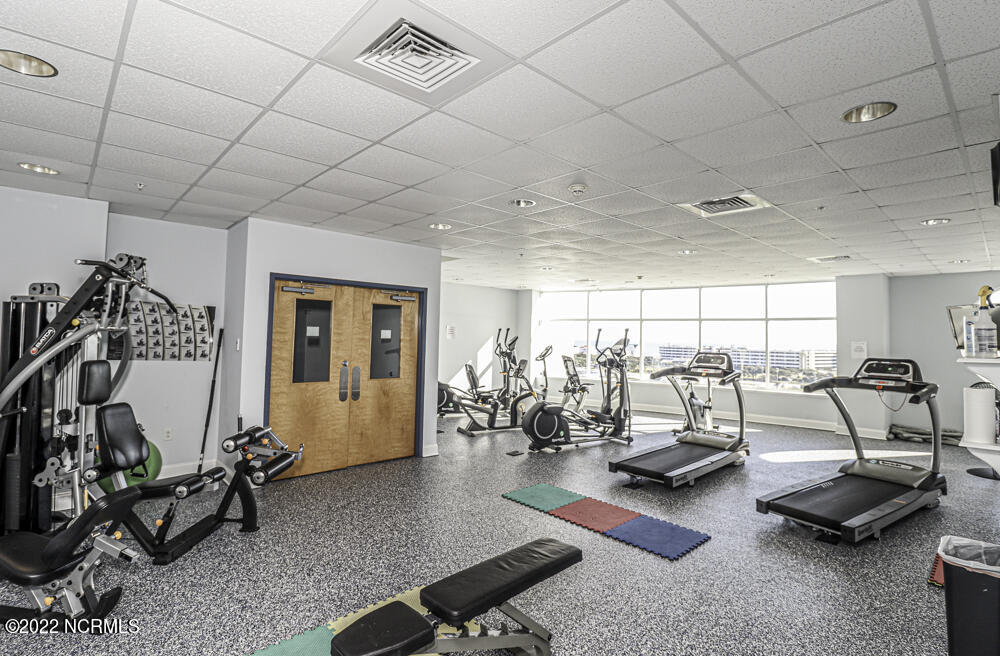 1550 Salter Path Road, Unit 605 Indian Beach, NC 28512 - Photo 21 of 30 Beautiful views while you work out